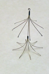 Set for X-ray endovascular prophylaxis of pulmonary artery thromboembolism (with herringbone cava filter in a sleeve)