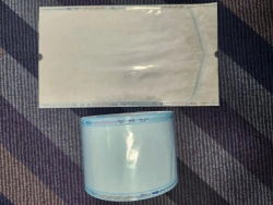 Packages for medical steam, gas, radiation, plasma sterilisation of "VOM" brand, disposable according to TU 32.50.13-030-11