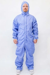 Medical isolating multi-use non-sterile suit. Variant of design: Reusable isolation suit, model LIGHT-115.