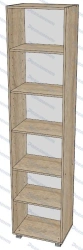 Shelf B2 400-10000x200-1200x400-4000mm(WxHxH)