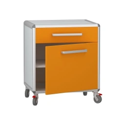 Rolling medical cabinet according to TU 32.50.30-008-69573749-2021, article number DM-2-107-06.K2.F2.