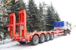 Semitrailers high frame four-axle, comp. name 9942H4 (modification from 9942H4-00 to 9942H4-11) on axles 9323313.00.000 manufact