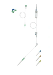 Device for infusion of blood substitutes and infusion solutions PR 23-02/2 (without protection from light and in light-protectiv