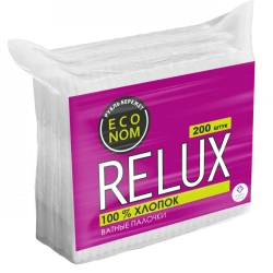 RELUX cotton buds (pack) 1/200/28