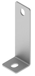 Holder of fire protection partition BS 000 HFP , with overall dimensions from 50x30 mm to 210x30 mm, with metal thickness of 2,0