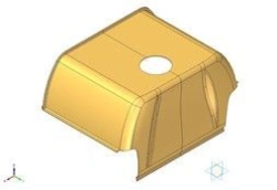 Front arch moulding middle left 529220-5107021-10
