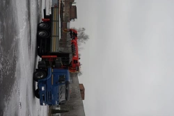 Special purpose vehicle with MKMA type hydraulic loading crane on the basis of KAMAZ 65117 and its modifications 64K36N-U6