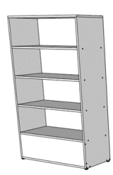 Shoe cabinet (rack, shelf).