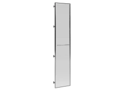 High glass door in aluminium frame , Art. No. EMP435.G