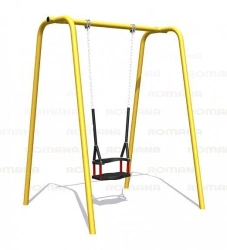 Single swing with backrest Romana 108.54.00-01