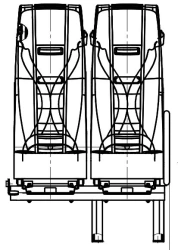 A67R42.6840010-20 Double seat