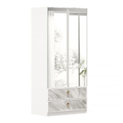 Aila LD.688160.000 (6630 dz) Double-leaf wardrobe with mirror