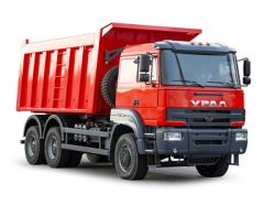 Dump truck Ural S35510 (Equipment variants: FG 16JSD220TA, 12JSDX220TA, 9JSD200TA; clutch: ZF, Hammer, Shaanxi Fa).