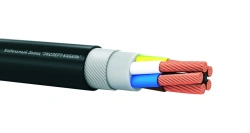 Power cables for voltage from 0.66 to 1 kV with insulation and sheathing made of PVC of reduced fire hazard and low smoke emissi