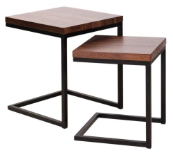 Metal-framed coffee table.
