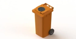 Mobile dustbin 120 l Art.27.C29.V/1 (20.805.30.PE; 21.054.30.PE.V/1)