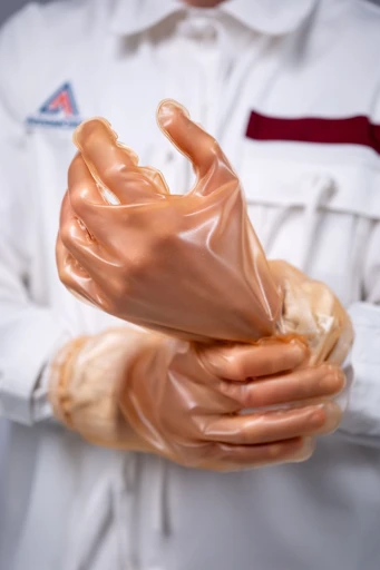 PVC Short Gloves for Hand Protection