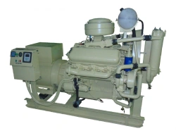 DG60-1A-400 and its components. Ship diesel generator complying with the requirements of the Russian River Register.