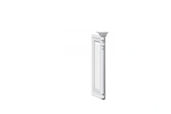 Italy LD.275960.000 Cabinet pilaster 722 mm corner (Light Oak )