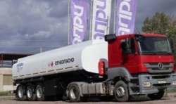 Tank semi-trailer for transport of oil products model 96398 on BPW axle units