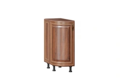 Type 4 LD.270230.000 Kitchen cabinet 300 end radius body (Walnut )