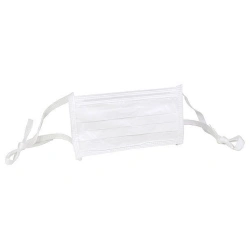 Disposable medical non-sterile non-woven surgical 4-layer mask with ties, size (length x width) 1