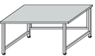 Metal utility table SP-5(m)
