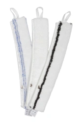 Professional and domestic cleaning consumables: 906873- Window washer (white microfibre coat soft abrasive) 35cm.