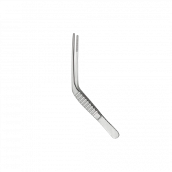 TP-03-255-10,5 Anatomical ear forceps, horizontally curved, 105 mm