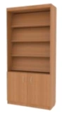 4-shelf floor cabinet without glass