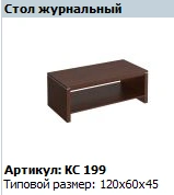 "COSMO" Coffee table article KC 199