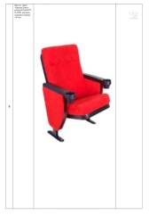 Armchair, "Bremen Kino" brand, size: 535*720*1000 mm (W*H*H), cushion thickness 150 mm