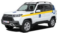 Cars for transporting people other type M1NT modification M1NTBP on the basis of LADA NIVA, type 2123, modification 212300-80.