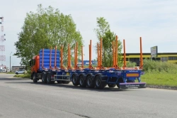 Four-axle sorting trailer, modification TSA-544