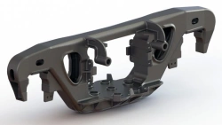 Side frame of bogies of freight wagons bogies trait. 194.00.080-0SB are used in bogies mod.18-194-1