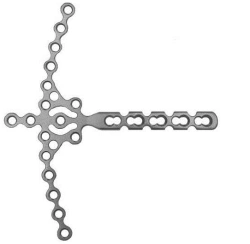 Reconstructive plate Pylon (3...10 holes, length 100...198mm) with o/w.