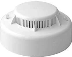 Fire smoke detector optoelectronic point addressable analogue radio channel with sound warning function ??212
