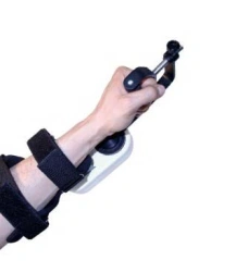 Motor apparatus for robotic mechanotherapy of joints of upper limbs "ORTORENT", model "Orthorent wrist".