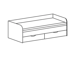 Bed with drawer , Art. K03