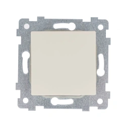 "AKSIOMA" Switch mechanism of single-key on/off switch S110-447 "anthracite". C110-447 "ivory"