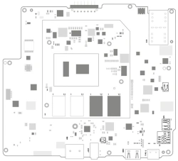 Mobile computer motherboard MIG T8X (x86) (TRNM.467483.001-01)