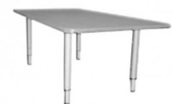 Height adjustable modular table