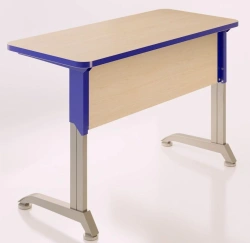 Pupil's table "Wise owl" two-seater, non-adjustable