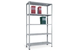 Metal office shelving unit
