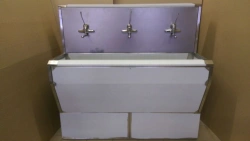 Surgical wall sink XMM-073 "LABROMED-3" according to TU 9451-008-13305037-2008
