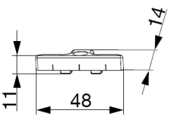 Locking strip KBE AD70, item 373549