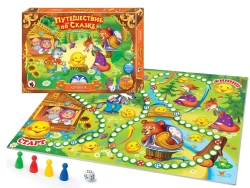 Board game. Travelling by the fairy tale "Kolobok".
