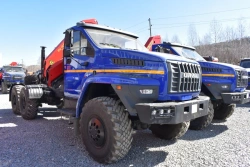 Special tractor-tractor truck with CMU produced by INMAN JSC on Ural 4320-6981-12, 4320-6981-14, 4320-6981-16 chassis. GIRD bran