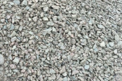 Crushed stone from dense rocks for construction works, fraction 2-40mm.