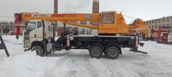 Truck crane ??-55729-9?-3 and its modifications (with the use of the cabin ??-55713.52.100-6 and its modifications) (special, au